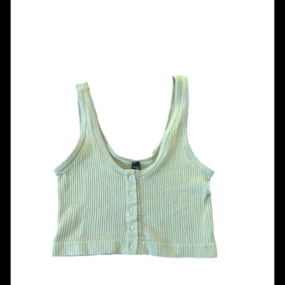 Lot of 3 Urban Outfitters - Out From Under Ribbed Crop Tops Size S/XS - Picture 6 of 16